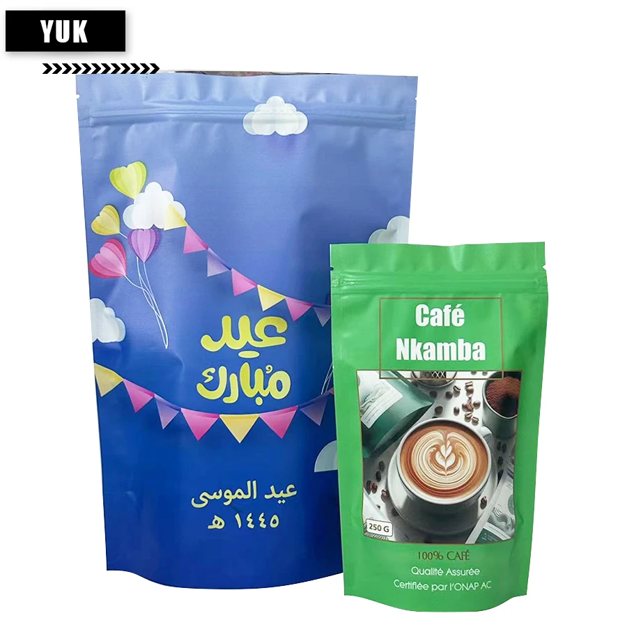 맞춤형 호일 지퍼 포장 가방, 웨딩 파우치, 캔디 스탠드업 백