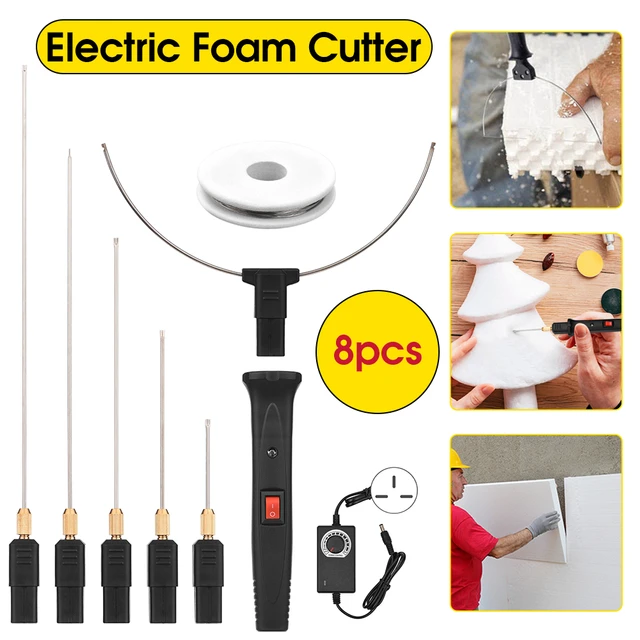 8pcs/set Electric Cutter Accessories DIY Styrofoam Cutter for Carving Art  Model