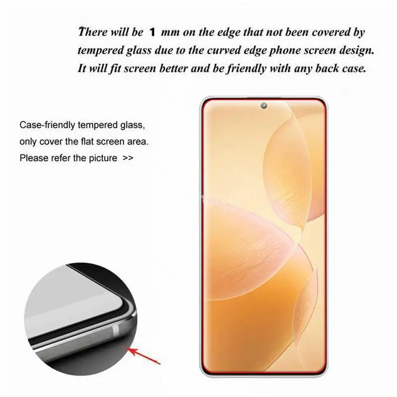 GEEMEE per Xiaomi Poco X6 PRO 5G Pellicola Vetro Temperato Fotocamera Vetro Temperato, 2 2 Pezzi 9H Protezione Schermo, Anti Graffi HD Protettiva Screen Protector per Poco X6 PRO 5G