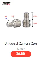 Description Picture 4 of itemSLR Camera Tripod 1/4" 3/8" Lanyard Screw D Ring Handle Shoulder Strap Mount Adapter Digital Camera Photo Studio Accessories