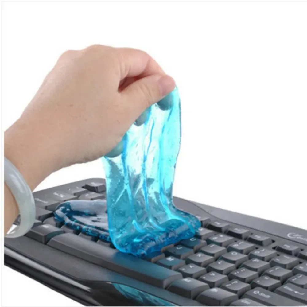 Soft Dust Cleaning Glue Reusable Super Clean mud Slimy Gel for home Phone Car Pc Laptop Keyboard Sticky Wiper Dust Dirt Wipe
