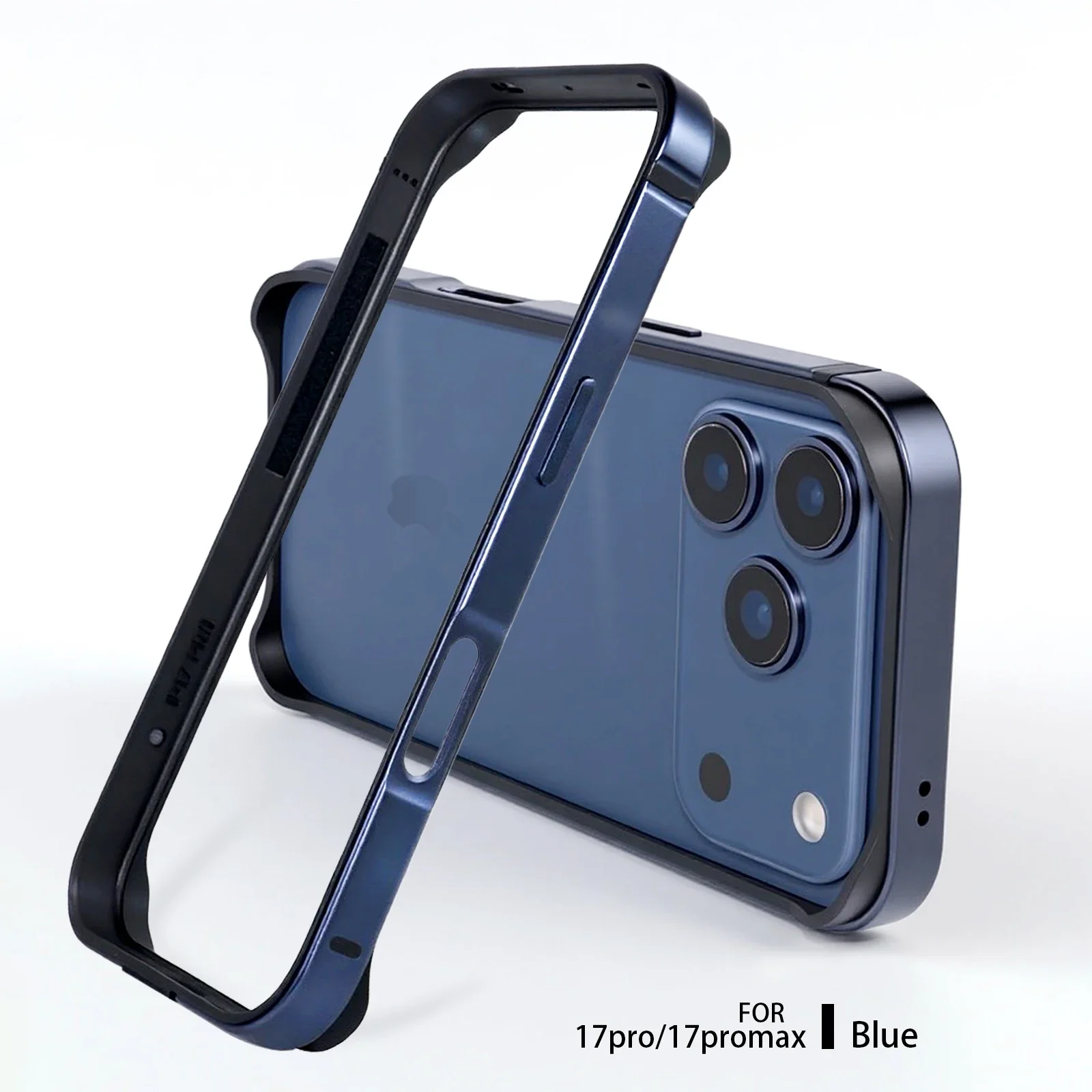 Aluminium Alloy Shockproof Metal Bumper Case with Silicone Armor Corners