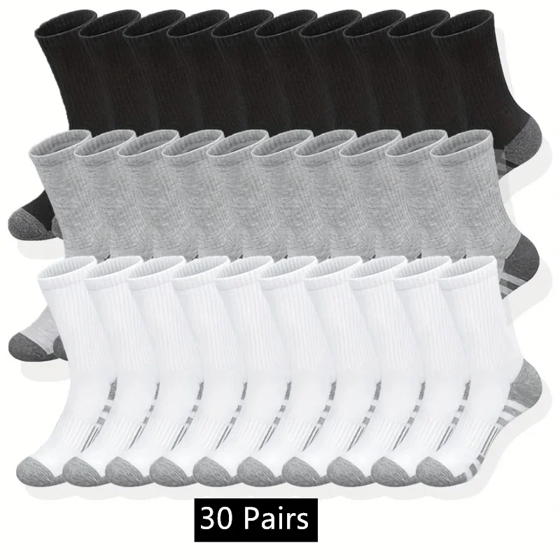 Men’s Classic Crew Sports Socks – 10/20/30 Pairs 2