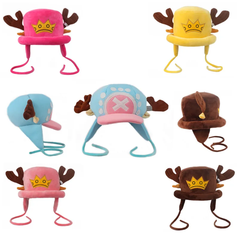 Cotton Hat for Kids, Cartoon Anime Cosplay, Party Costume Accessories for Girls and Boys, Warm Plush Caps, Winter Fashion