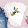 Donald Duck T-shirt Girl Cute Cartoon Tees Harajuku Casual Tops Short Sleeve Summer Female T Shirt Funny Ladies clothing 2