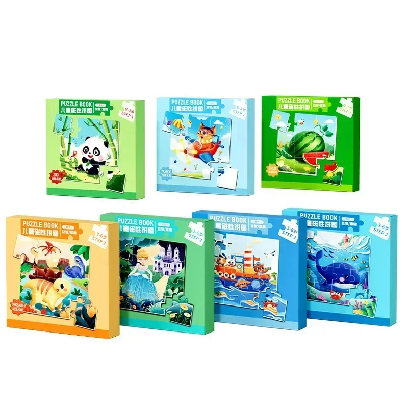 Puzzle Magnétique Pour Enfants 3-6 Ans Bébé Toys Éducatifs Enfants Montessori Bébé Bricolage