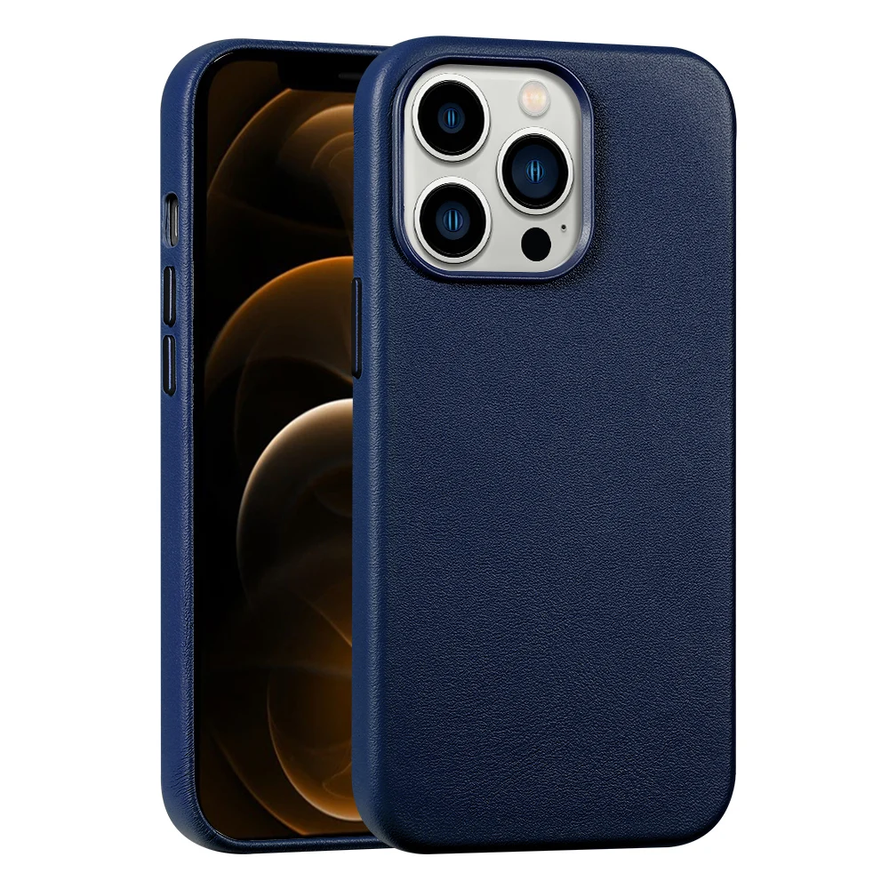 Clearance Sale: Leather Magsafe Case with Magnetic Wireless Charging