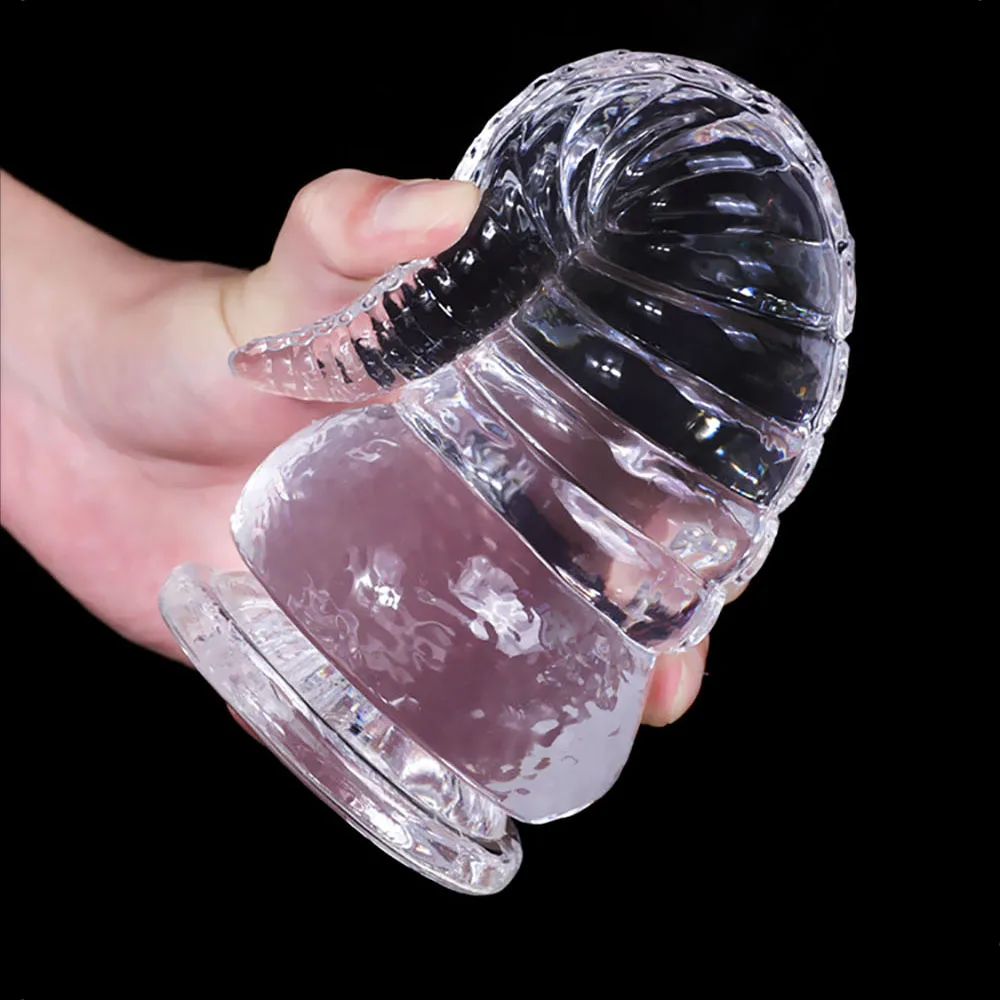 Clear Octopus Prostate Massage Tentacles Butt Plug for Women Men Transparent Anal Expansion Butplug Sex Toys_voghion.com