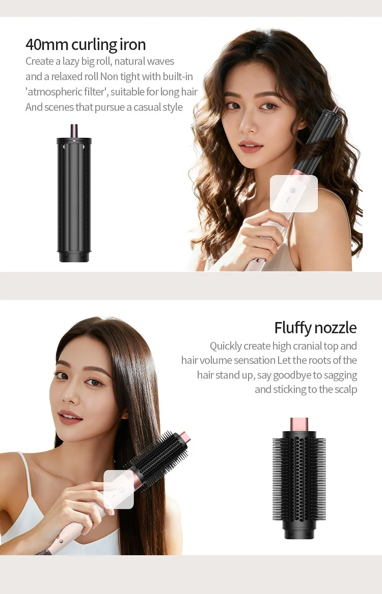 EU KR 헤어 스타일러 220V 음이온 헤어 드라이어 세트 멀티 헤어 스타일러 전문가용 블로우 드라이어 브러쉬 컬링용 여성용 선물
