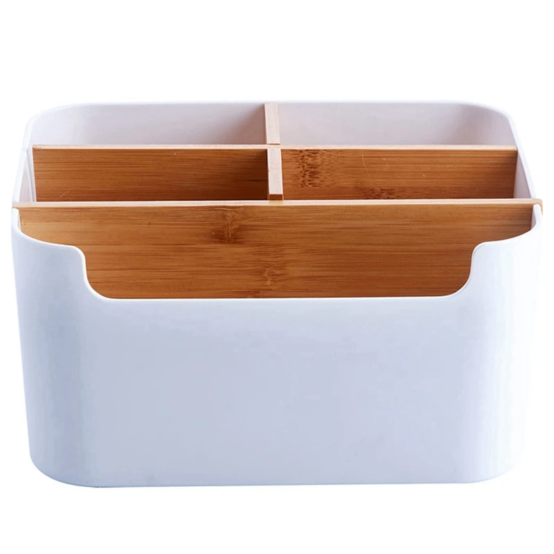 

Multi-Purpose Organizer & Storage Box, Remote Control Holder, Makeup Holder, Modern Desk Side Organizer