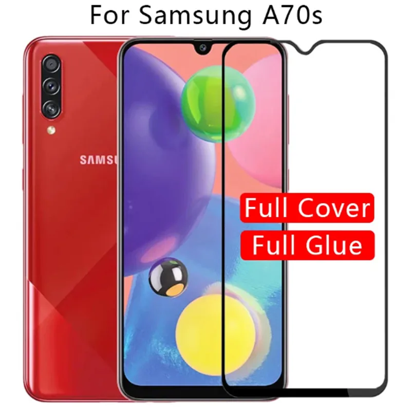 9D закаленное стекло для Samsung A70S galaxy A 70 s Защитная пленка для экрана Защита на Samsung A70 S полное покрытие защитное стекло