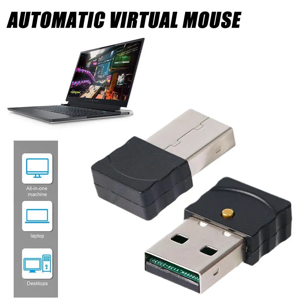 

USB Undetectable Mouse Mover Automatic Computer Mouse Mover Jiggler,Keeps Computer Awake,Simulate Mouse