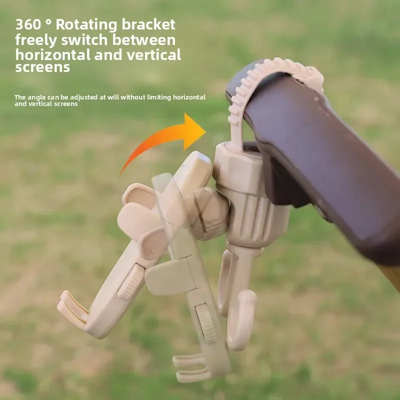 2-in-1 Universal Stroller Hooks Holder with Phone Holder Phone Holder for Wheelchair Stroller Accessories Adjustable Pram Hook