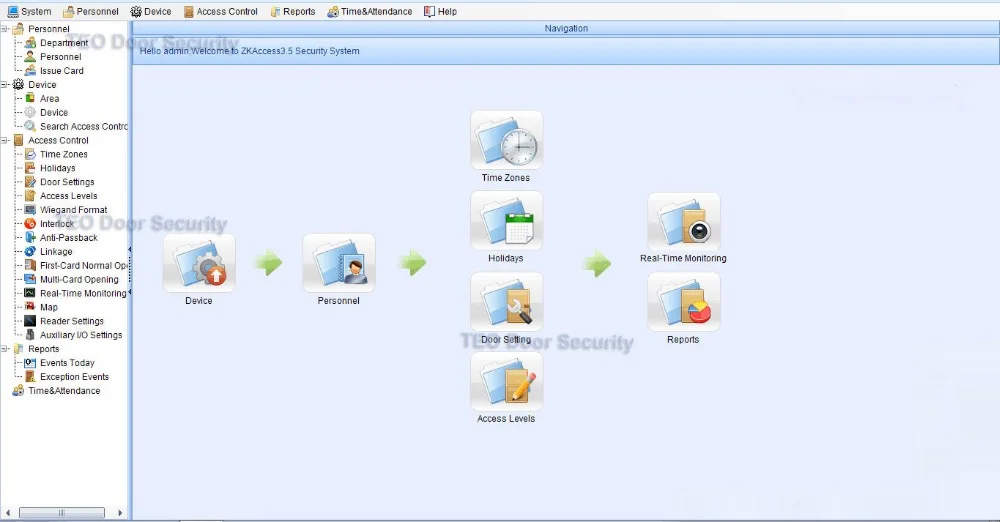 Terminál s volitelným příslušenstvím čtečky karet