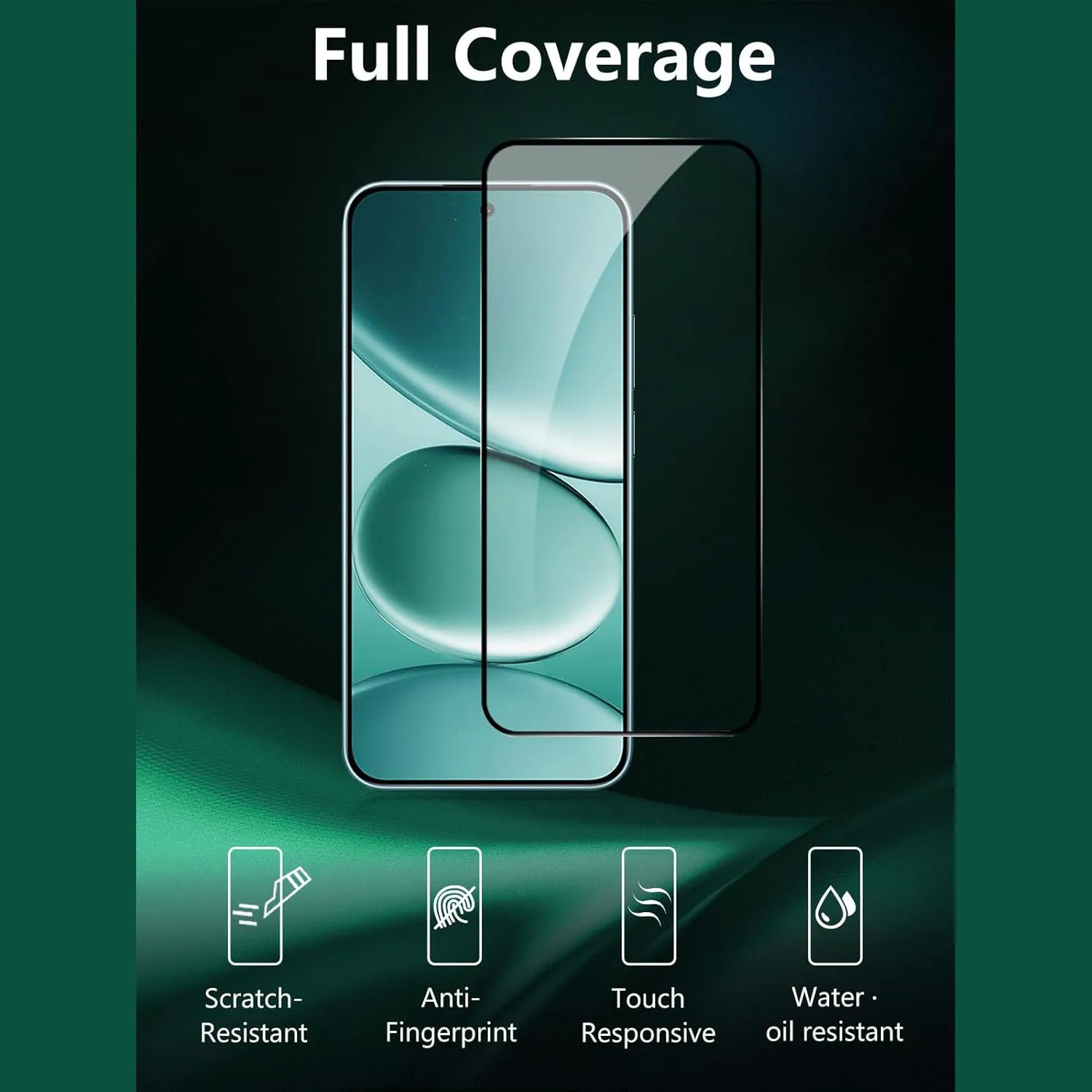 Premium Tempered Glass Screen Protector - 3-5 Pack