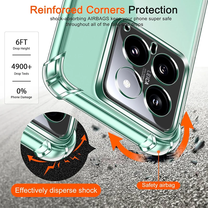 Luxury Clear Soft Transparent Ultra Thin Phone Cover Case