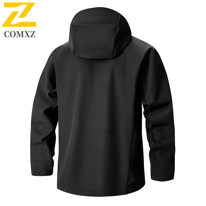 COMXZ Comfort Outdoor Men Jacket Travel Cold Proof Coat Premium Hooded Design Trekking Wind Resistant Warm Winter New Apparel