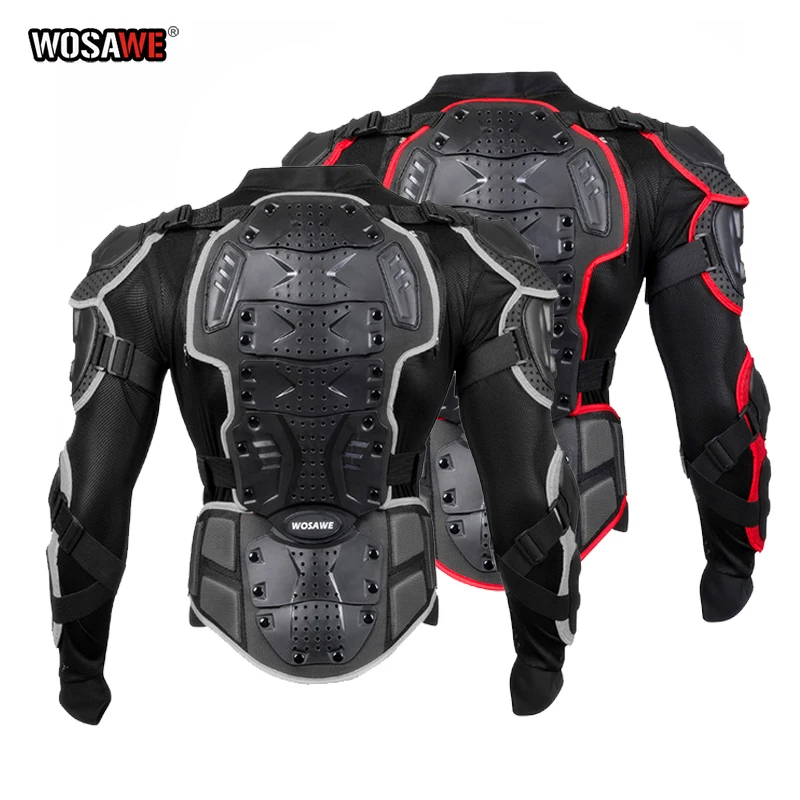 WOSAWE Motorcycle Armor adult Protective Gear GHOST RACING Riding Armor Protector Snowboard Ski