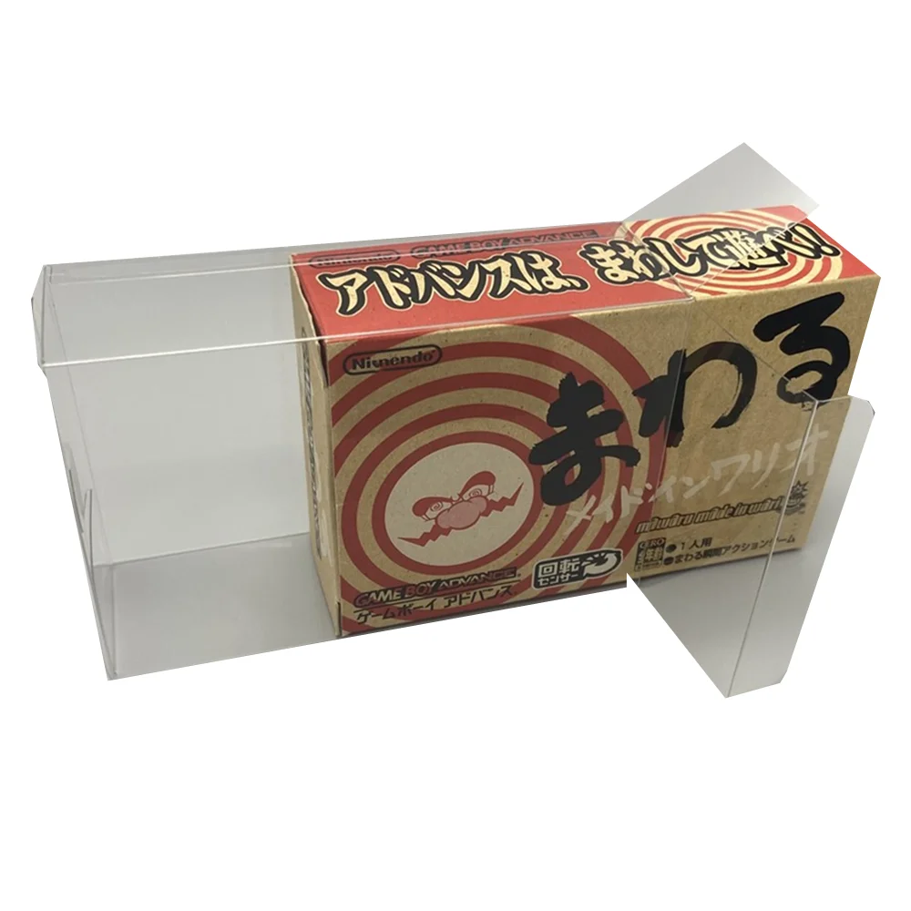 Espositore Da Collezione Per Nintendo Gba/Wario Ware Twisted Game Storage Scatole Trasparenti Tep Shell Clear Collect Case
