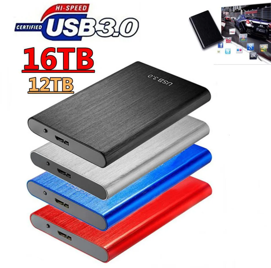 Оригинальные Портативные внешние жесткие диски USB 3 1 8 ТБ SSD твердотельные для ПК