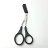 Eyebrow Trimmer Scissor with Comb Female Male Eyebrow Eyelash Scissors Safety Stainless Steel Face Razor Makeup Beauty Scissors 6