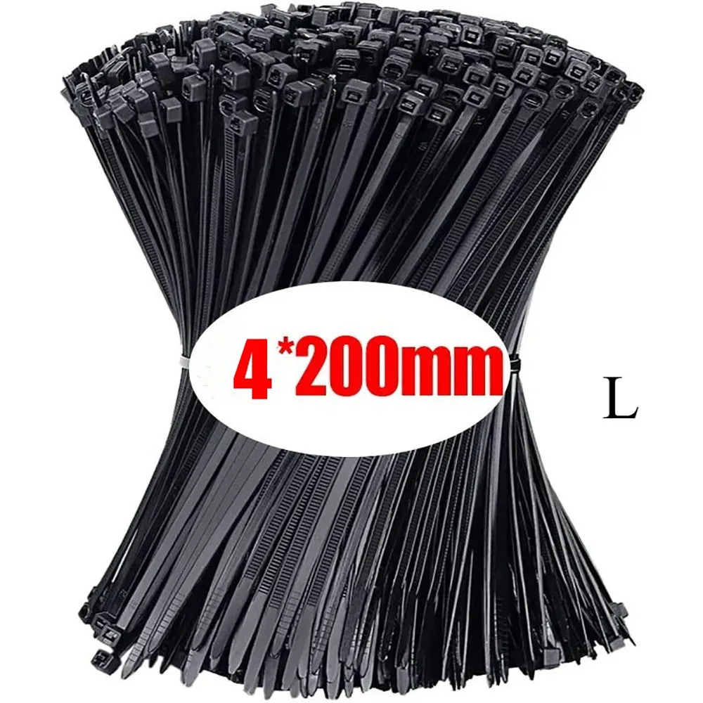4x200mm Black