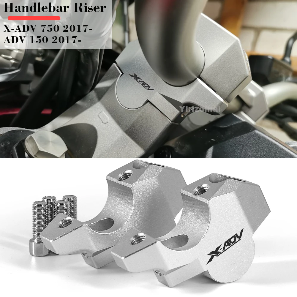 Per Honda X-Adv 750 Xadv750 Xadv Adv 150 Adv150 2017 - 2023 Riser Manubrio Moto Su Schienali Si Sposta Staffa Estendere Morsetto