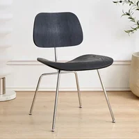 Modern Home Nordic Solid Wood Dining Table Chair Living Room Dining Room Furniture Design Backrest Chair Simple Leisure Chair 1