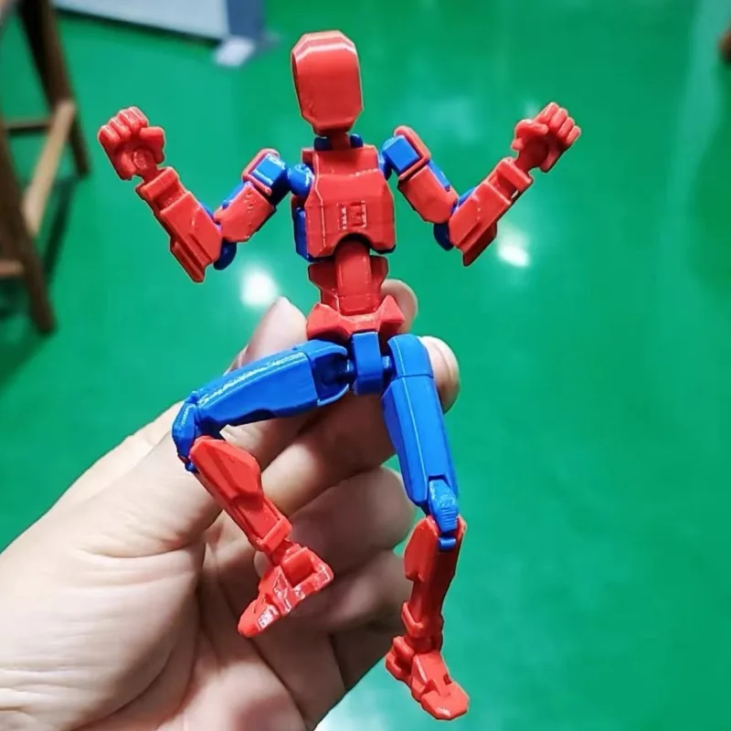 マルチジョイントモバイルロボットアクションフィギュア、3Dプリント