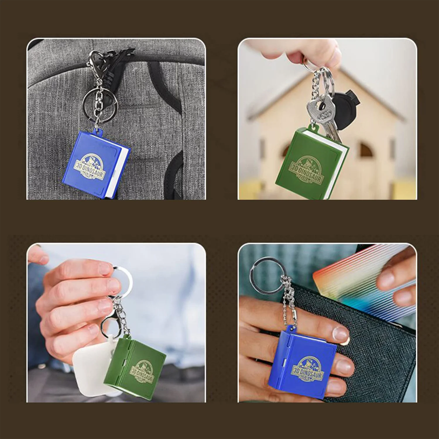 3D Folding Book Puzzle Toy, a stylish and innovative pop-up decompression toy that can be used as a small pendant 3
