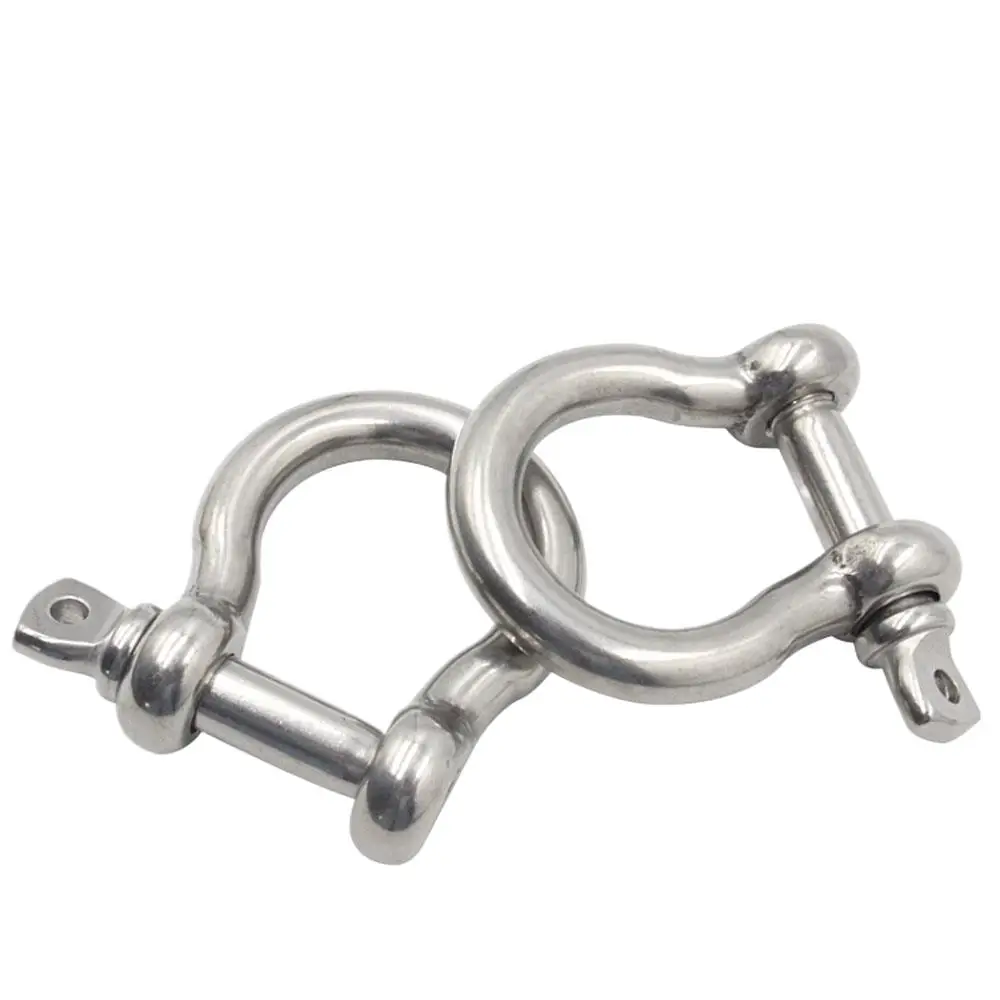 U-bolts Bow Shackle u Sling Rolamentos de Parafuso Rope Bolt Cufflinks M10 M12 M16 M20 tipo Aço Inoxidável