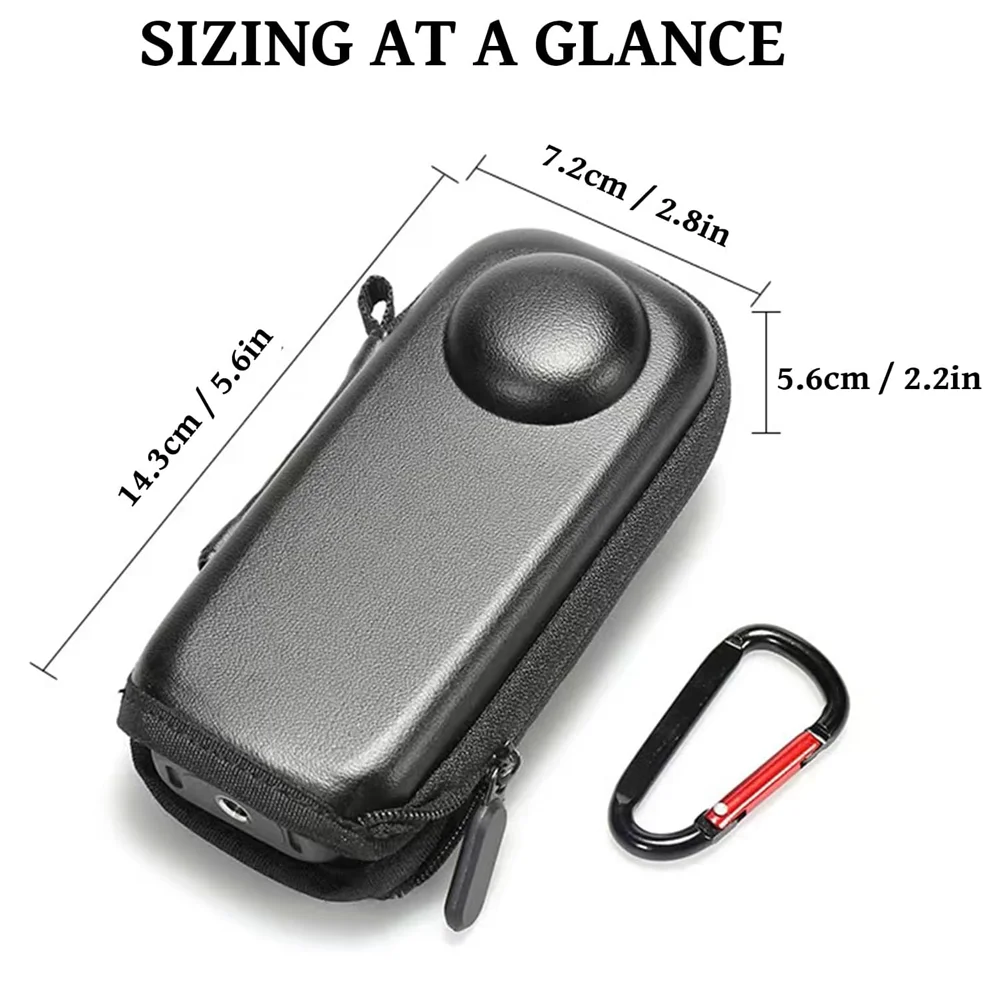 X5/X4/X3 Storage Bag Travel Mini Protective Carrying Case Hard Shell Portable Box For Insta360 X5 X4 X3 360 Camera Accessories