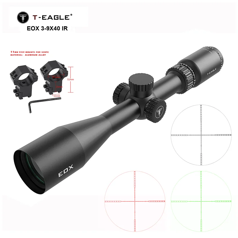  slider image of T-EAGLE EOX 3-9X40 IR