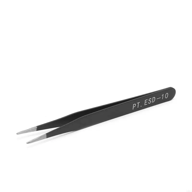X9FA Durable Stainless Steel Tweezers DIY Jewelry Making Picking Tool for Art Crafts