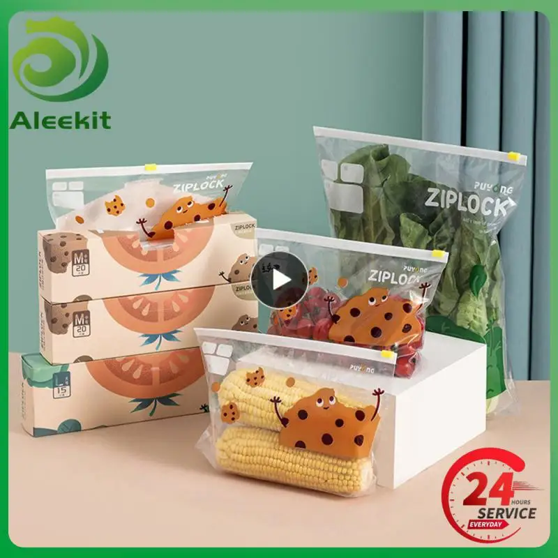 

Fresh Keeping Bag Sliding Lock Pe Sealing Bag Withdrawable Sliding Lock Pe Sealed Bag Nut Moisture Proof Storage Bag