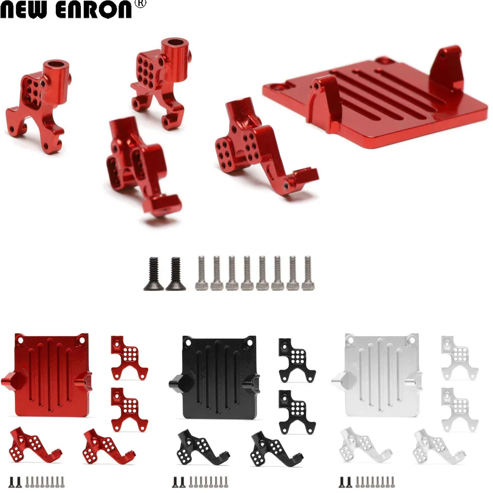 Legierung ESC Montageplatten und Stoßdämpfer für 1/24 RC Fernbedienung Auto Axial SCX24 90081 C10 Auto Zubehör