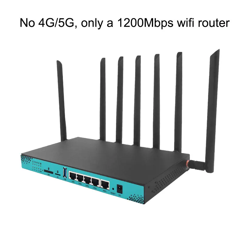 Truly 5g 4g Lte Wifi Router with Sim Card Slot 1200mbps Dual Band CAT 6 Home Industry Long Range VPN Wi-fi Router Modem Gigabit 