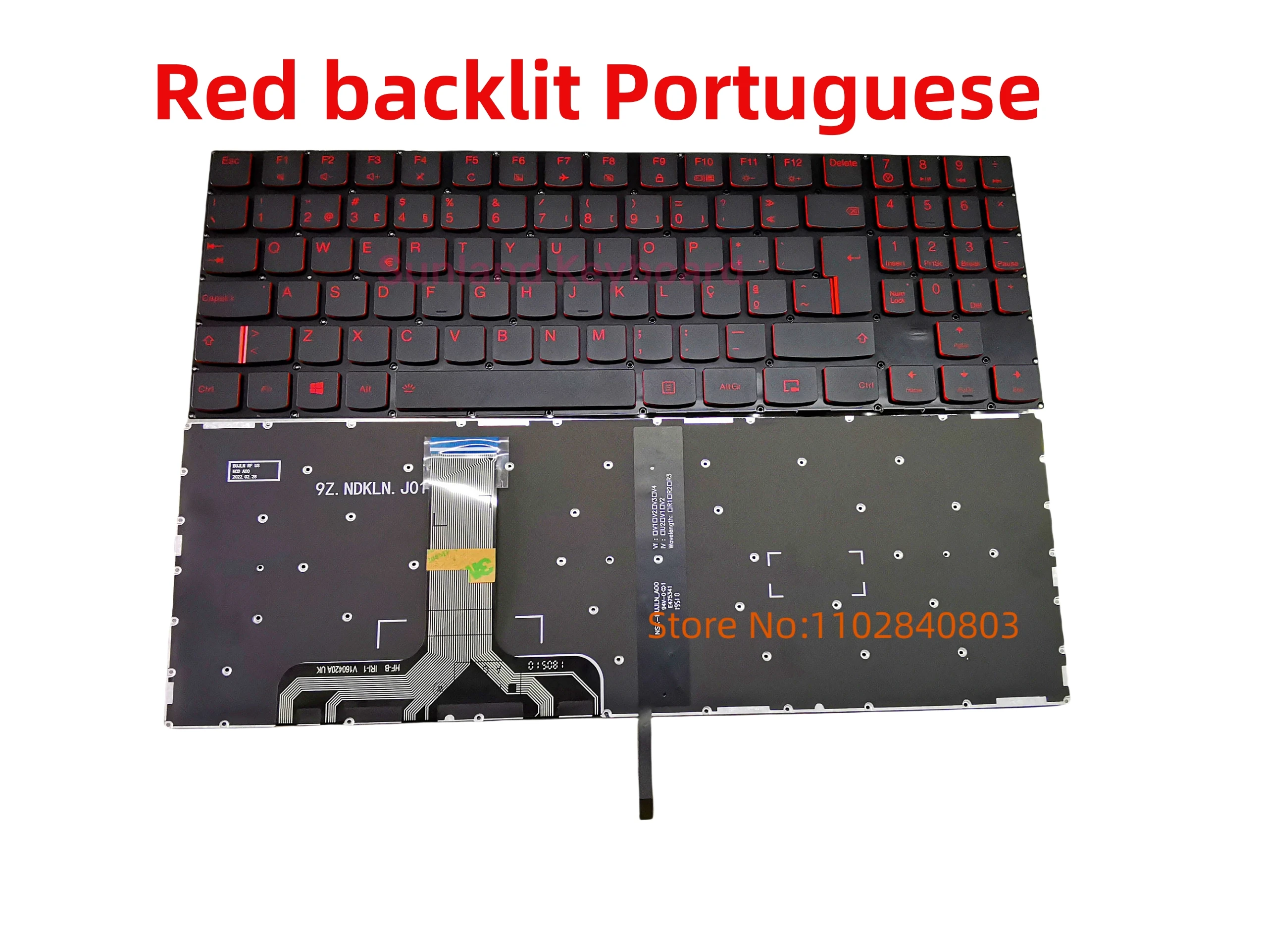 New Spanish Portugal PT France Hungary HG Keyboard for Lenovo Legion Y520 Y520-15IKB Y720 Y720-15IKB R720 R720-15IKB Backlit