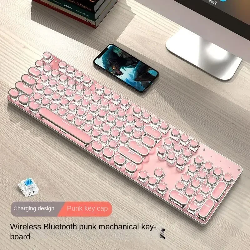 TK950 メカニカルキーボード　無線　優先　2.4 Amazon.com: TK950 Wireless Typewriter Keyboard and Mouse