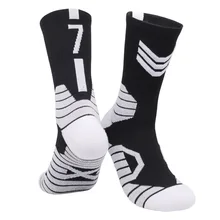  Style Star Kids Basketball New Socks Sport Socks Outdoor Cycling Skateboard Running Breathable Adult Non-Slip Middle Towel Socks 
