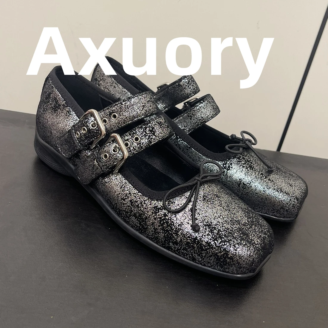 

2024 New Women's Flat Shoes Ballet Casual Shoes Genuine Leather Material Soft Comfortable Solid Color Mesh Surface