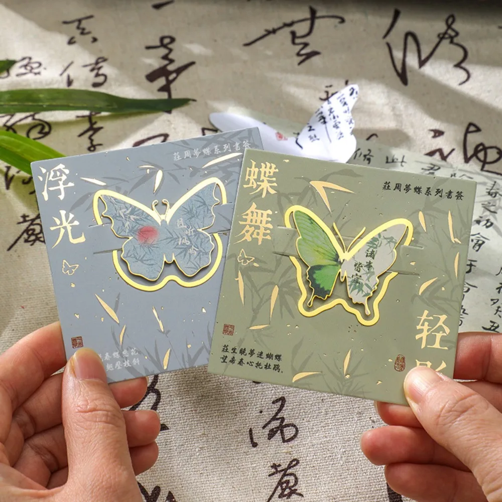 

Металлическая искусственная Ручная работа в форме бабочки, оригинальная прочная металлическая пряжка для чтения книг