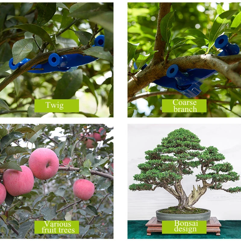 5/10/20Pcs Adjustable Plant Branch Bending Clamp, Twig Shaper, Reusable Bonsai Branch Bending Fixing Tools, Yard & Garden Decors