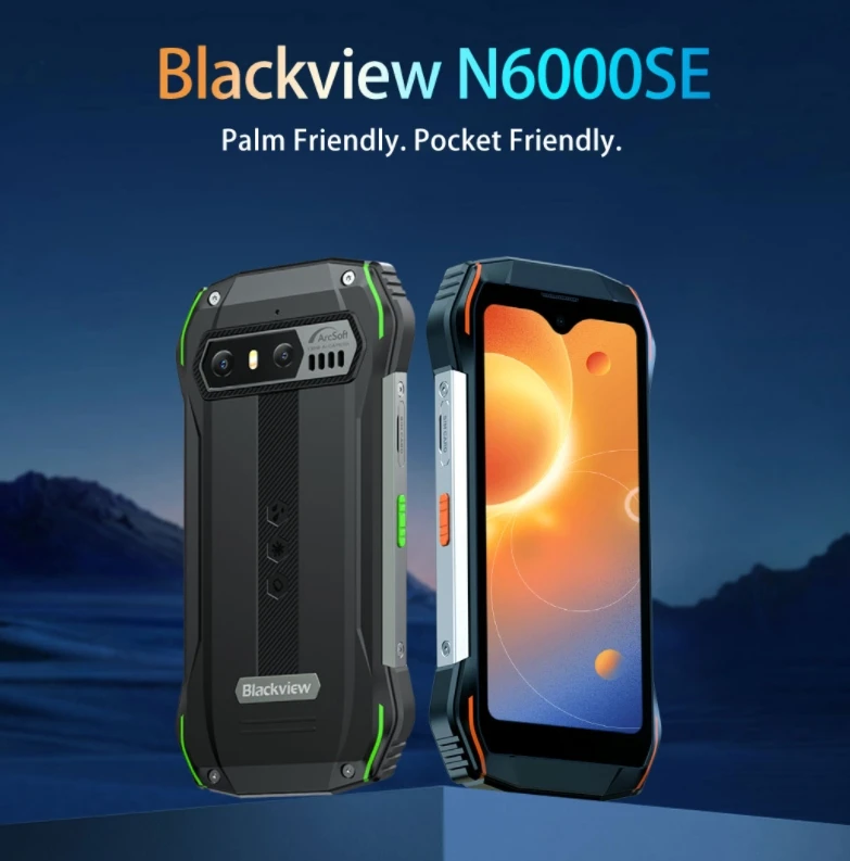 2025 Blackview N6000 SE、CPU MT8788 120Hz 4.3インチ、3700mAh 