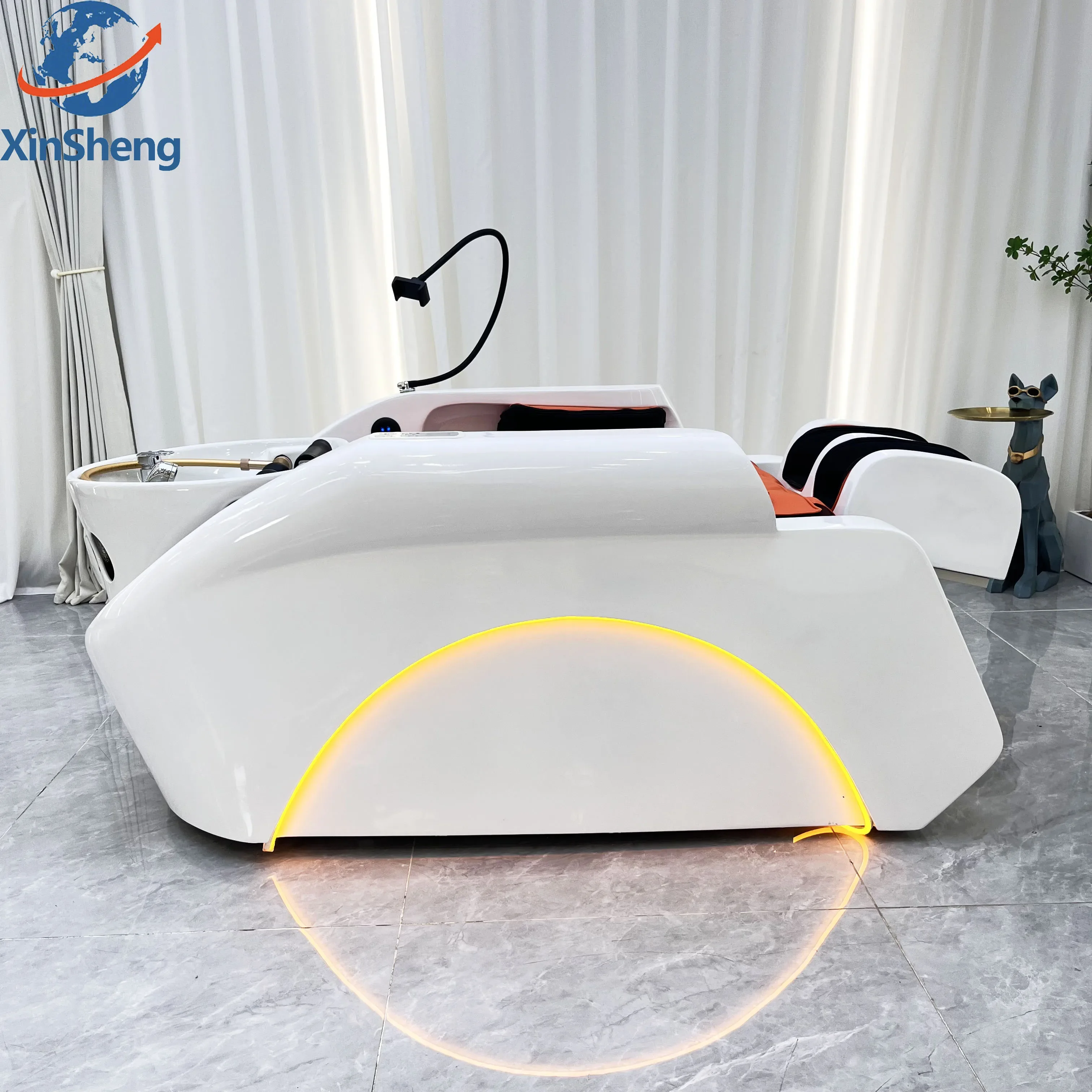 Luxury Salon Shampoo chair Japanese head spa Electric Intelligent spa Massage table head spa Shampoo Bed 3