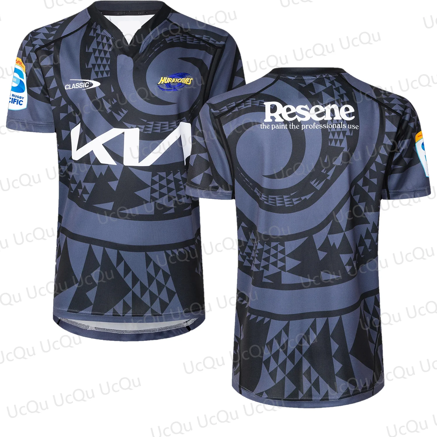 2025 New Arrival Summer Pacific Super Rugby League Hurricanes Mens Home Jersey Training Jersey Kid Uniform For Adult&Kid Tops 2