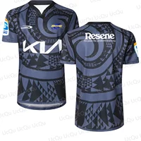 2025 New Arrival Summer Pacific Super Rugby League Hurricanes Mens Home Jersey Training Jersey Kid Uniform For Adult&Kid Tops 2