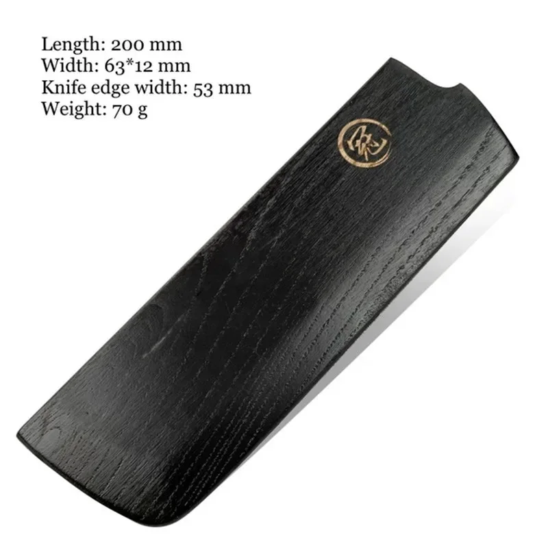 Description Picture 4 of itemMulti-sizes Solid Wooden Scabbard Portable Chef Kitchen Knife Cover Home Outdoor Blade Protector Japanese Cooking Knife Sleeve