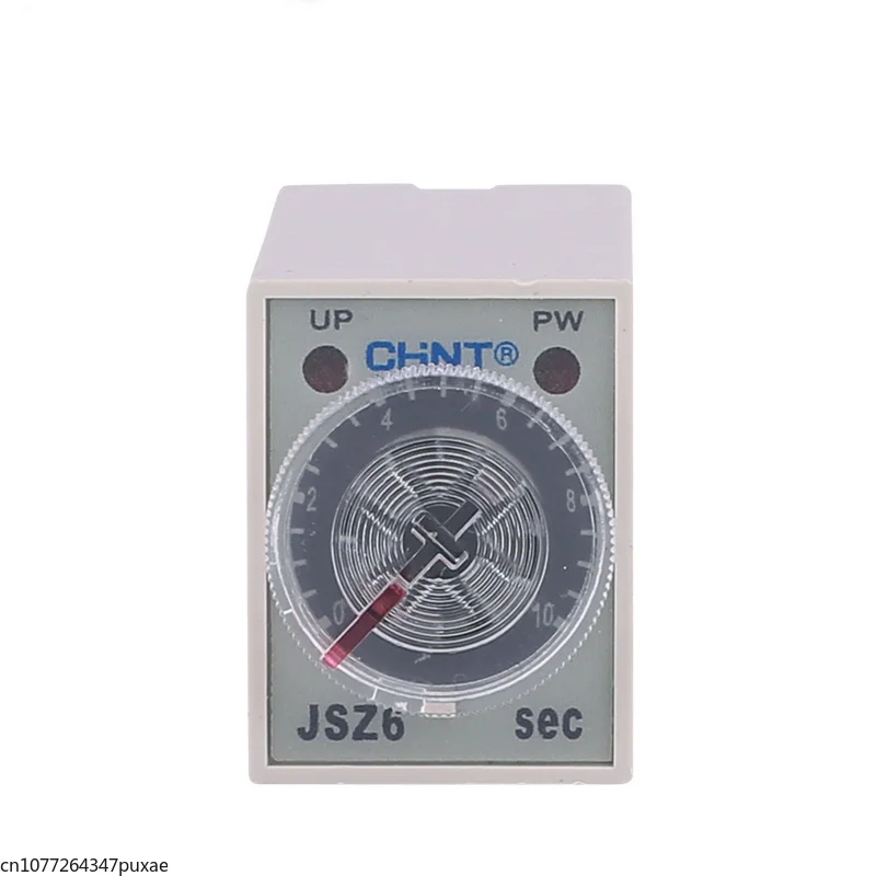 

CHNT CHINT JSZ6-2 1S 5S 10S 30S 60S AC220V DC24V Time Relay Automatic Control System As Delay Control Element