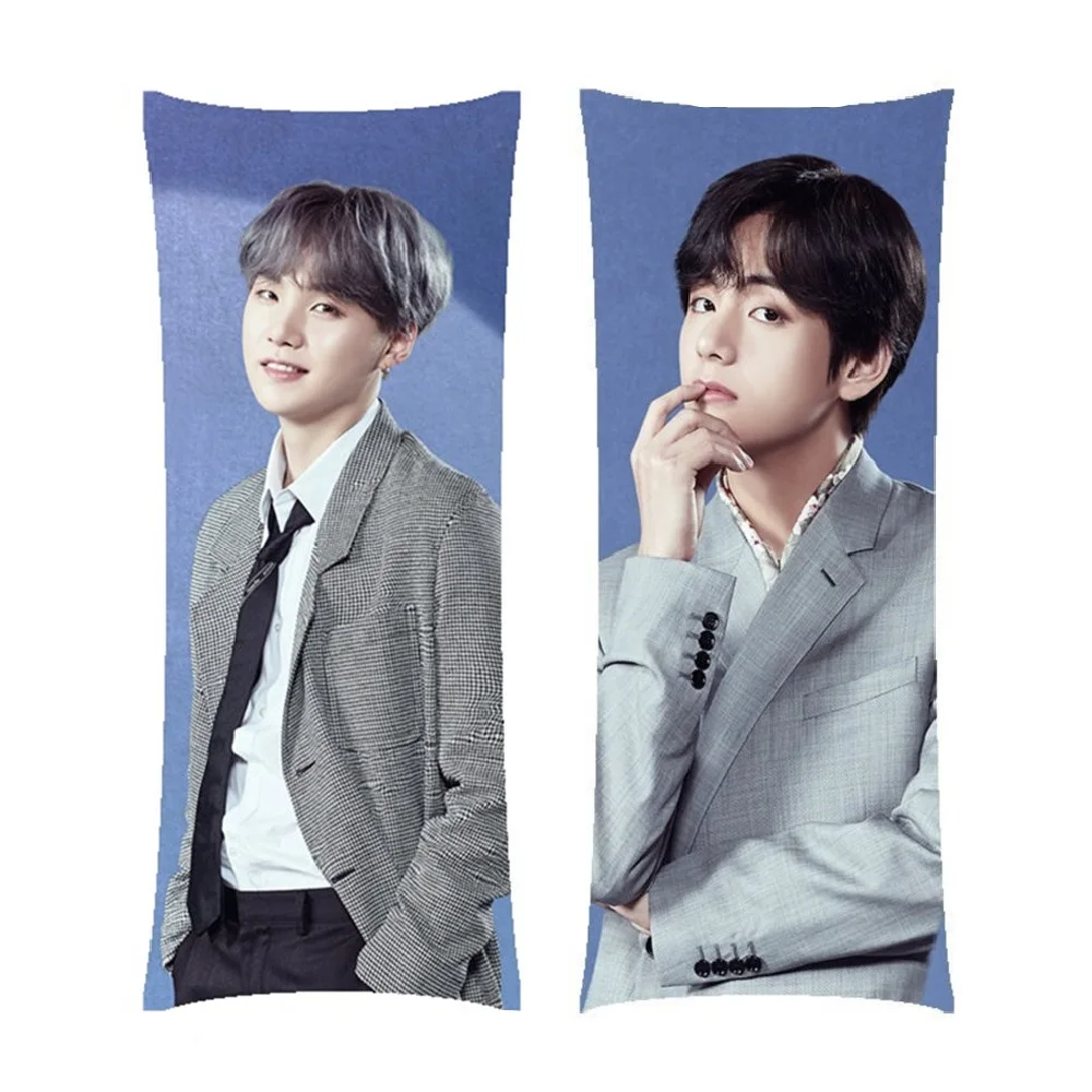 Kpop Jungkook body Pillow within inner suga hugging girl long pillow